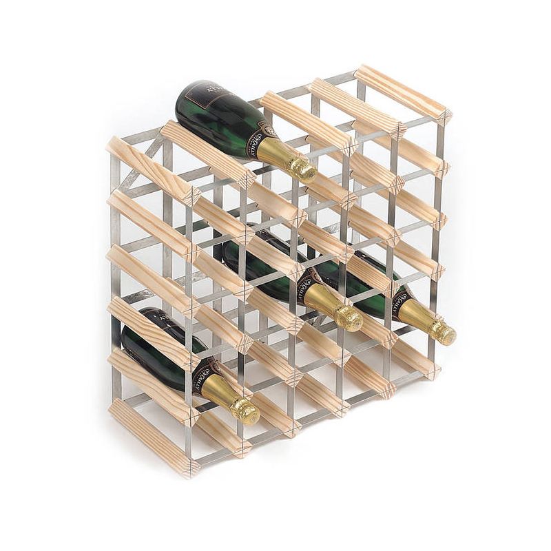Wacht even Umeki Locomotief Blank houten wijnrek voor 30 flessen kopen? | Wijnklimaatkast.nl